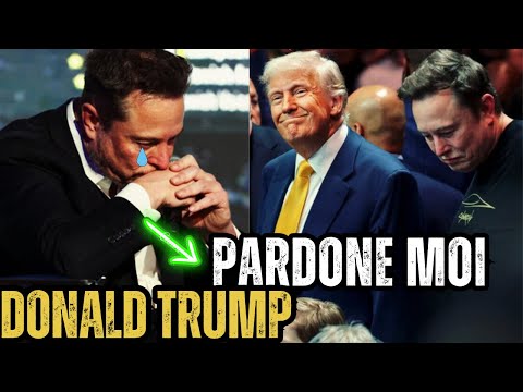 Elon Musk demande pardon à Donald Trump