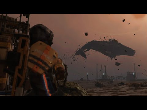 Death Stranding Director's Cut - A Giant Flying Whale BT Stands In Your Way (Xbox Gameplay)