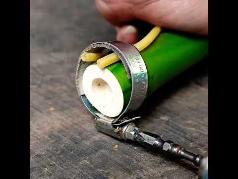 Green Bamboo Slingshot #diy #shorts #viralvideo