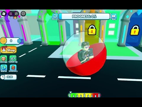 JOGANDO OBBY MAIS VOCE ESTÁ EM UMA BOLA AQUI NO ROBLOX