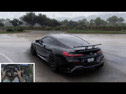 900Hp BMW M8 | Wet Road | Wheel + Shifter  #drift #gameplay #forzahorizon5