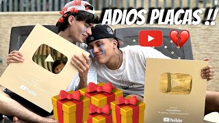 Regalamos nuestras PLACAS de Youtube/Especial 1MILLON de seguidores