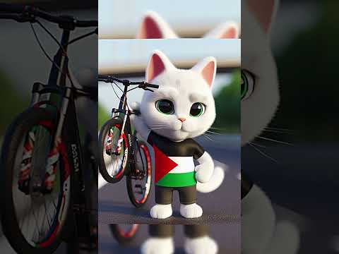 KUCING ADU KEKUATAN #shorts #kucing #palestina #cat #kucingluculucu #funny
