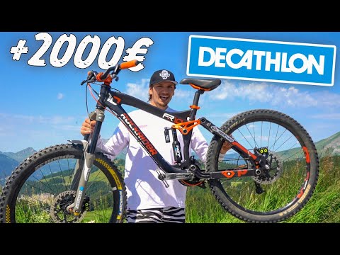 J'ai pimpé le Rockrider FR10 ! (Le VTTDH de DECATHLON)