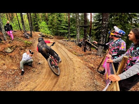 A DAY MADE FOR FUN IN JÄRVSÖ BIKEPARK - MATT JONES VISITING