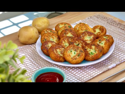 Wenn Sie 4 Kartoffeln haben, bereiten Sie dieses einfache und köstliche Kartoffelgericht zu! + Salat