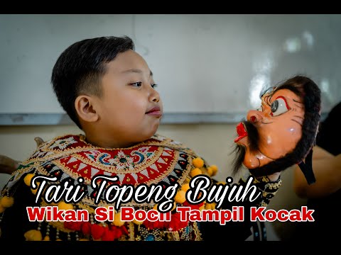 Tari Topeng Bujuh Anak SD NEGERI 3 BUSUNGBIU || Dek Wikan tampil kocak