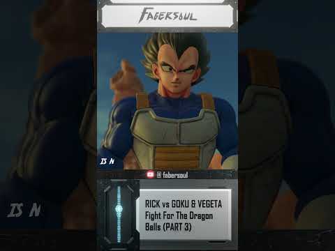 Rick Sanchez Goes Super Saiyan VS Goku & Vegeta (PART 3) In Rick & Morty Dragon Ball #dragonball
