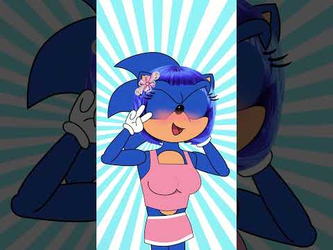 When Sonic was a girl #sonic #animation #shorts