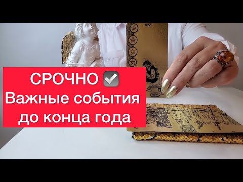 🚨СРОЧНО ‼️Важные события до конца года. Расклад на таро