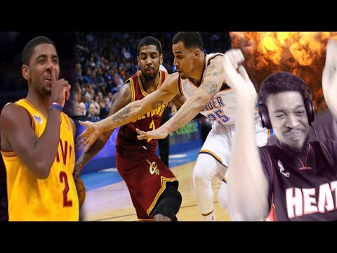 GREATEST PG EVER! THOT KING KYRIE IRVING TOP 10 CROSSOVERS & PLAYS REACTION!!