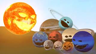 THE SUN WAKES UP VS ALL PLANETS WAKE UP (Garry's Mod)