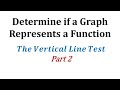 Understanding Functions and the Vertical Line Test