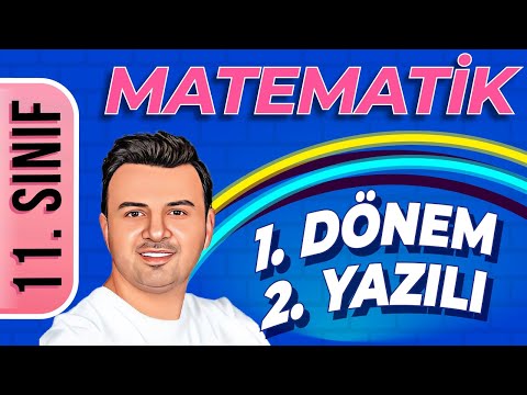 11.SINIF MATEMATİK 1.DÖNEM 2.YAZILI SORULARI