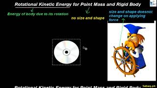 Rotational Kinetic Energy for Point Mass and Rigid Body