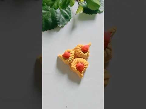 how make to flower on clay#viral #shortvideo
