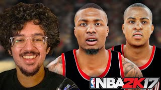 I Rebuilt Dame's Blazers on NBA 2K17 in 2025