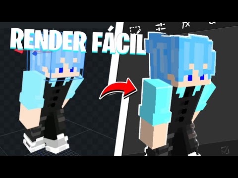 Como fazer RENDER PROFISSIONAL de MINECRAFT no Celular e Pc!