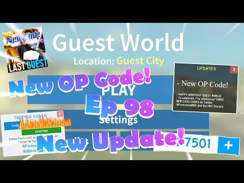 Roblox Guest Quest Rescripted Codes 07 2021 - roblox guest defense event