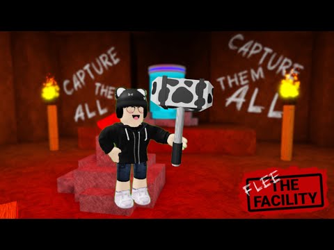 Testando a marreta de vaca🐄#roblox#fleethefacility#marretão