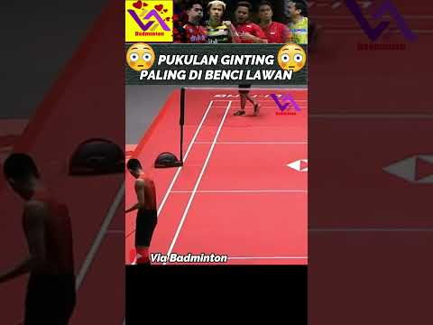 Pukulan Sederhana Ginting, buat lawan jengkel #badminton #bwf