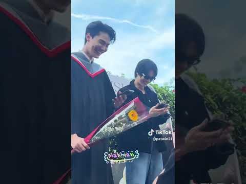 น้องวินไปงานรับปริญญาน้องดิว