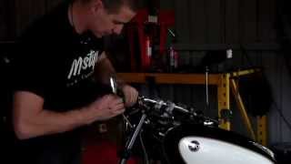 Installing Bar End Mirrors to your Cafe Racer
