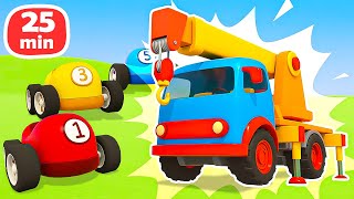 There are so many street vehicles, cars and trucks! Cars complete all tasks in the city.