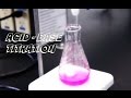 Titration Concepts and Calculations