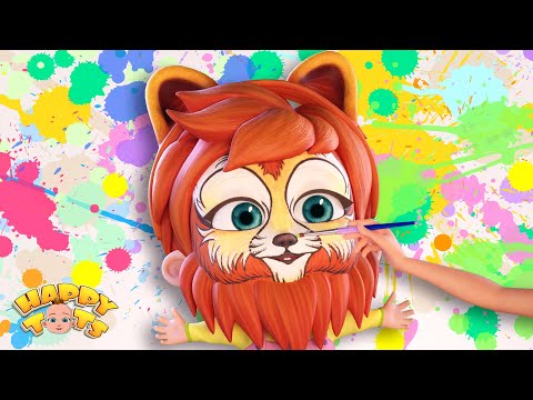 Paint My Face Song | Baby Face Paint |  Nursery Rhymes | Happy Tots