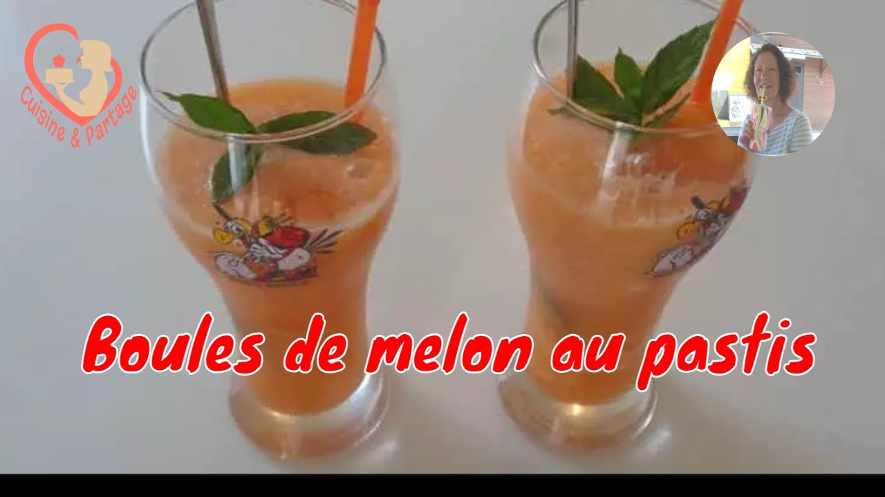 boules de melon au pastis