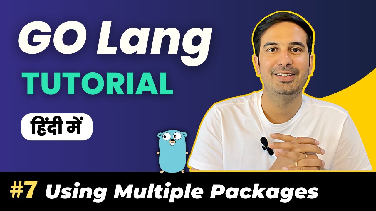 Import Multiple Packages in 🥸 GO [Ep-7] | GO Language course in Hindi #golang