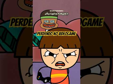 Jogando videogame com o amigo/irmão 🤣 #humor #desenhoanimado #cartoon #videogame #animação