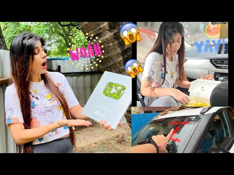 Unboxing Silver play button 🤗 | Sapne sach hote hai | Akhir kyu rahti hu mai chennai me akeli😱|