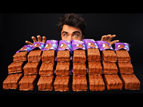 ASMR MILKA CHOCOLATE ICE CREAM MUKBANG | McBang ASMR Eating