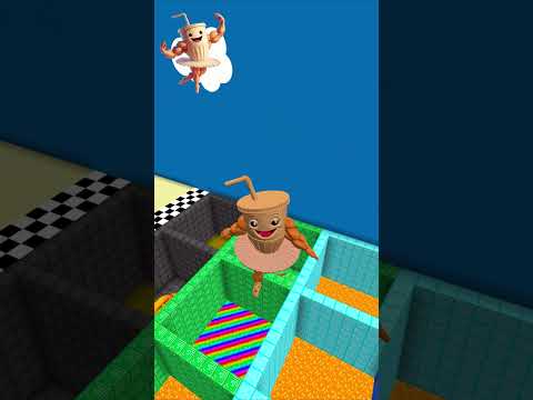 Italian Brainrot Vs Squid Game Lava Jump Part 29 #italianbrainrot #minecraft
