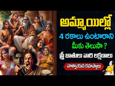 స్త్రీల గురించి ఎవరికీ తెలియని,ఎవరూ చెప్పని రహస్యాలు | Stree jathulu telugu | ladies types in telugu