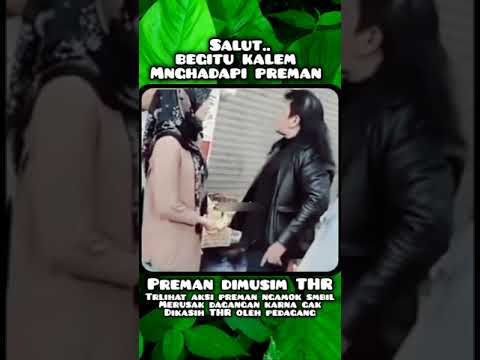 SALUTT..BEGITU KALEM DAN SANTAINYA PEMILIK KIOS INI WLPUN DAGANGANYA DIRUS4K PREMAN SAAT MINTA THR