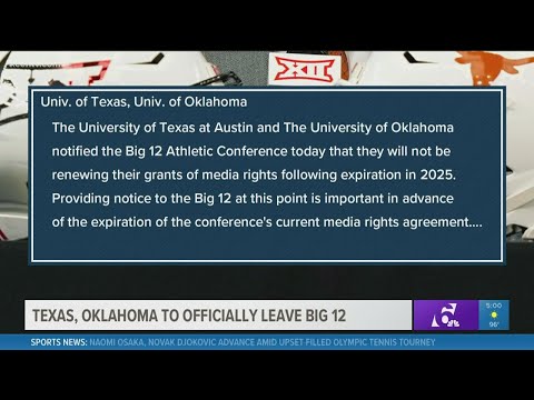 teams joining the big 12 conference