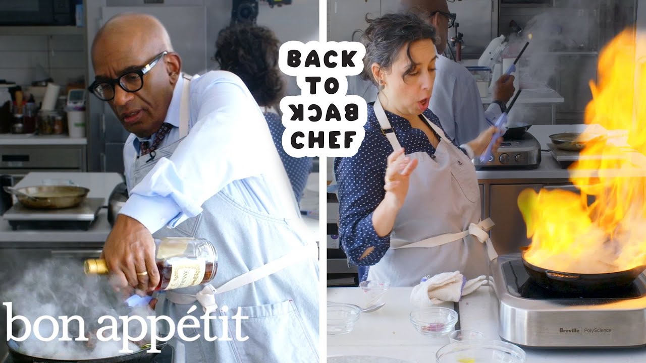 Al Roker Tries to Keep Up with a Professional Chef Back-to-Back Chef