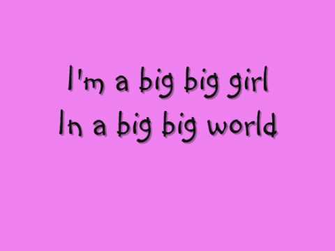 Emilia- Big Big World Lyrics - YouTube