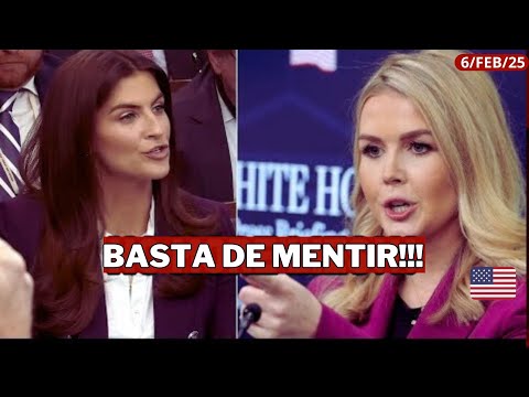 🔴La nueva SECRETARIA de PRENSA de TRUMP "HUMILLA" a PERIODISTA de la CNN por MENTIR sobre TRUMP🔥