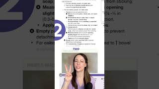 Ostomy Care Must-Knows for NCLEX🧐 #NCLEX #nursingstudent #nursingschool