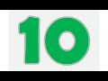 Learning the Number Ten