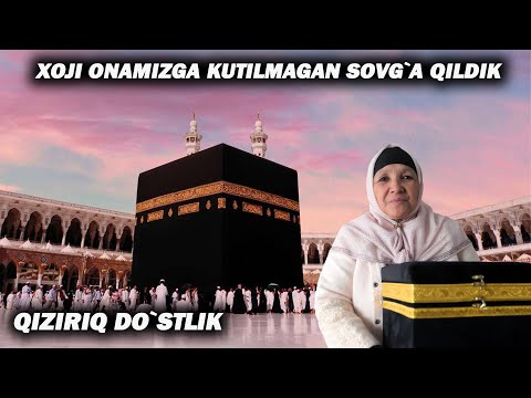 XOJI ONAMIZGA KUTILMAGAN SOVG`A QILDIK. QIZIRIQ DO`STLIK MAHALLA.