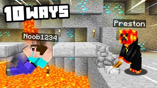 10 Ways To ANNOY Noob1234 In Minecraft! ( Preston)