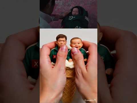 Unboxing Ice Cream Squid Game #brainrot #squidgame
