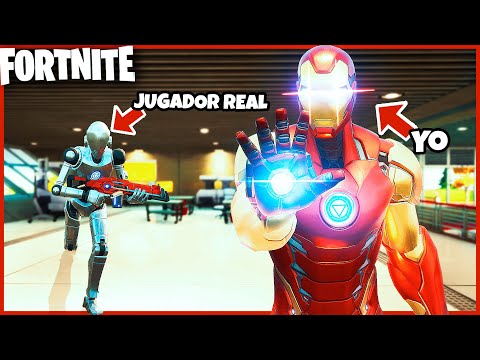 Pasé 10 Minutos FINGIENDO ser *IRON MAN* en FORTNITE 🤣🤣🔥 [BROMA ÉPICA] - AzTeKWolF