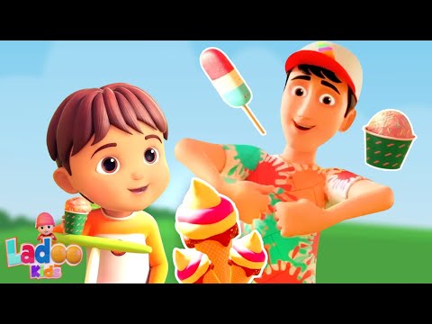 Ice Cream Song, आइसक्रीम गीत, Kids Rhymes in Hindi and Baby Cartoon Videos