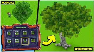 Addon Satu Ini OTOMATIS GENERATE CUSTOM TREE EPIC Di Minecraft